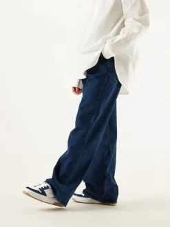 Basket Court Denim Sneakers Voor Dames