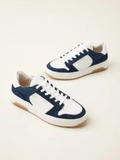 Basket Court Denim Sneakers Voor Dames