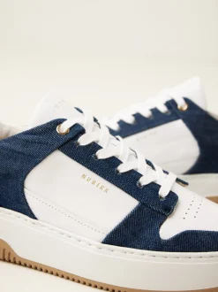 Basket Court Denim Sneakers Voor Dames