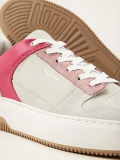 Basket Court Wit Roze Sneakers Voor Dames