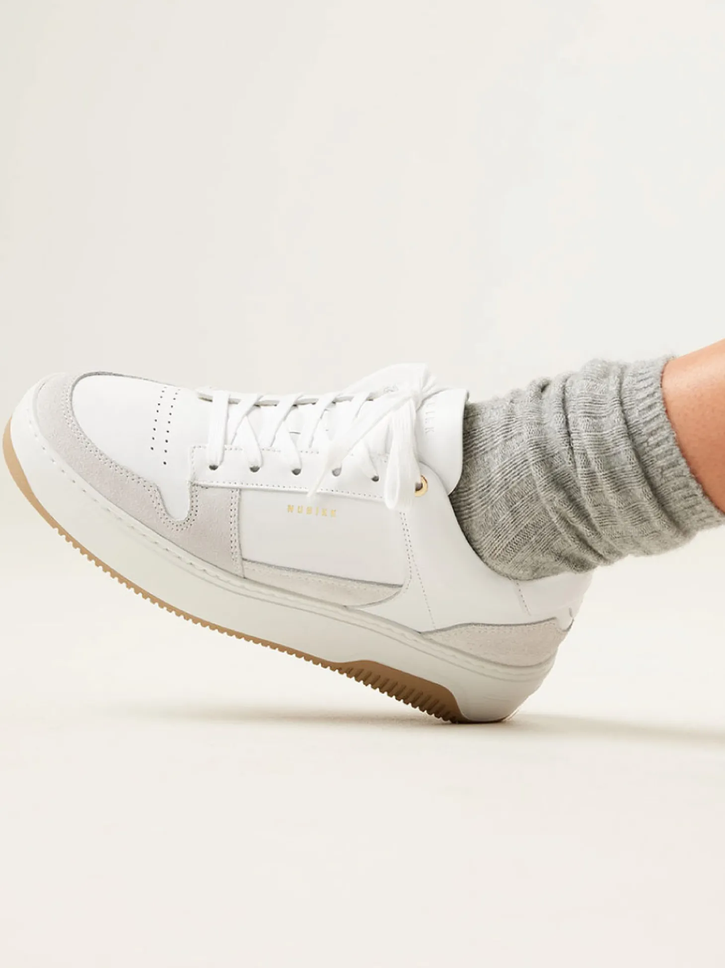 Basket Court Witte Sneakers Voor Dames