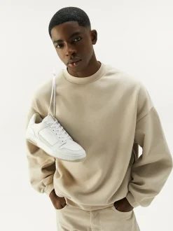 Basket Court Witte Sneakers Voor Heren