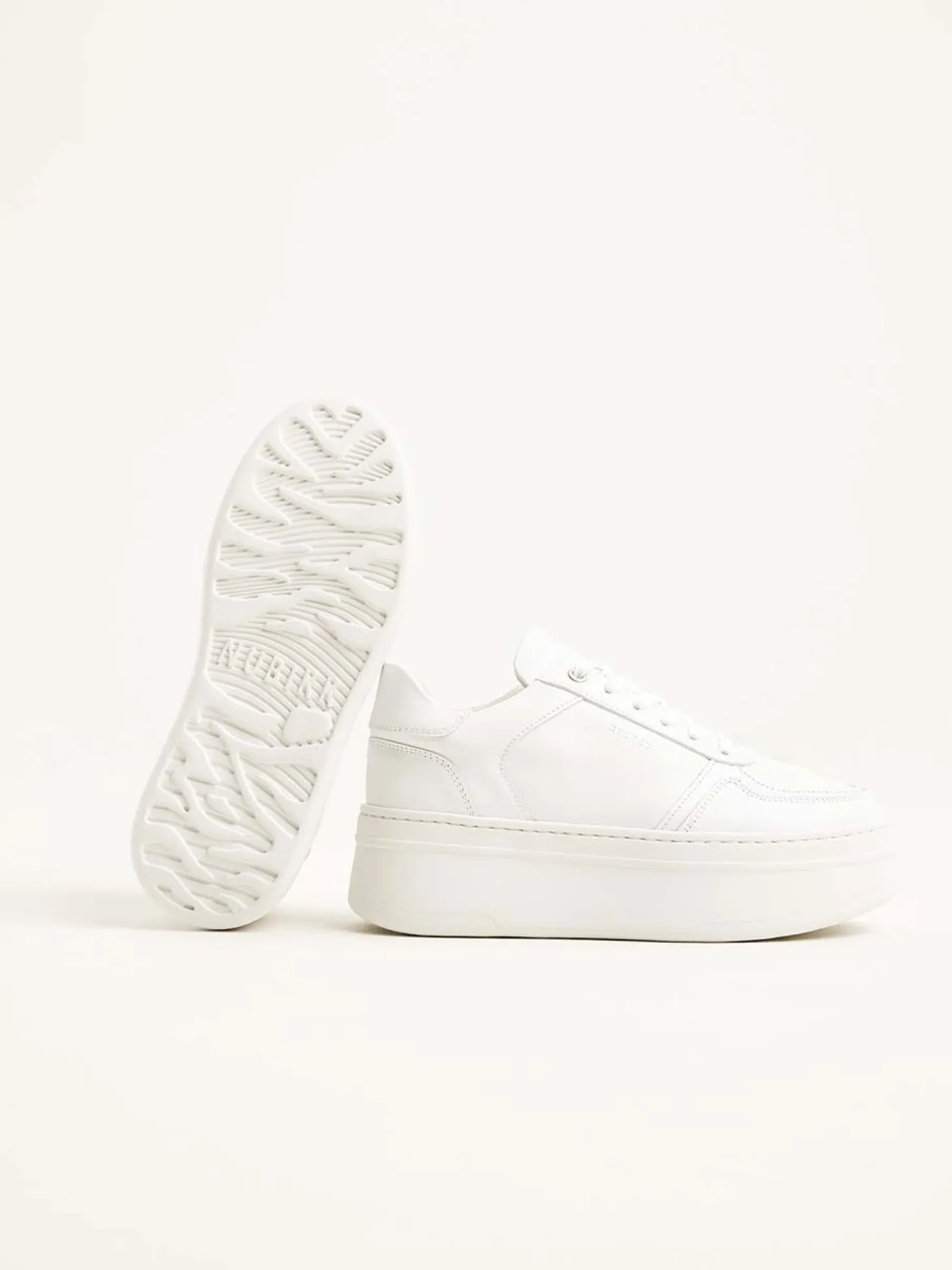 Bayou Platform Witte Sneakers Voor Dames