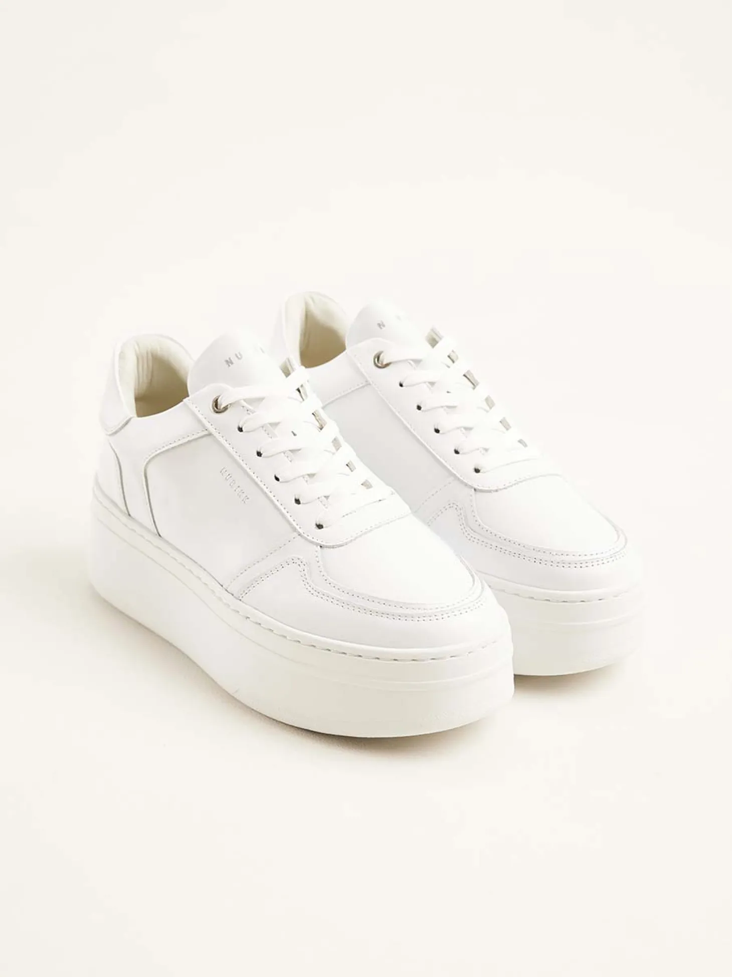 Bayou Platform Witte Sneakers Voor Dames