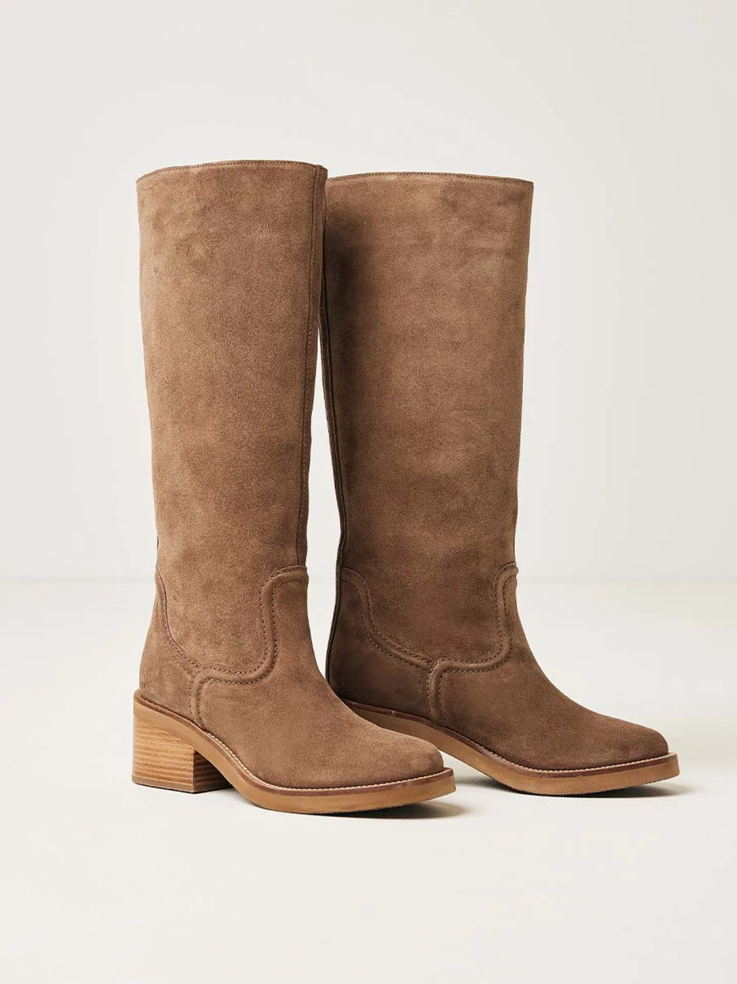 Cassy Boot Bruin Suède Boots Voor Dames