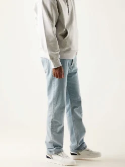 Cliff Cane Wit Blauwe Sneaker Voor Heren