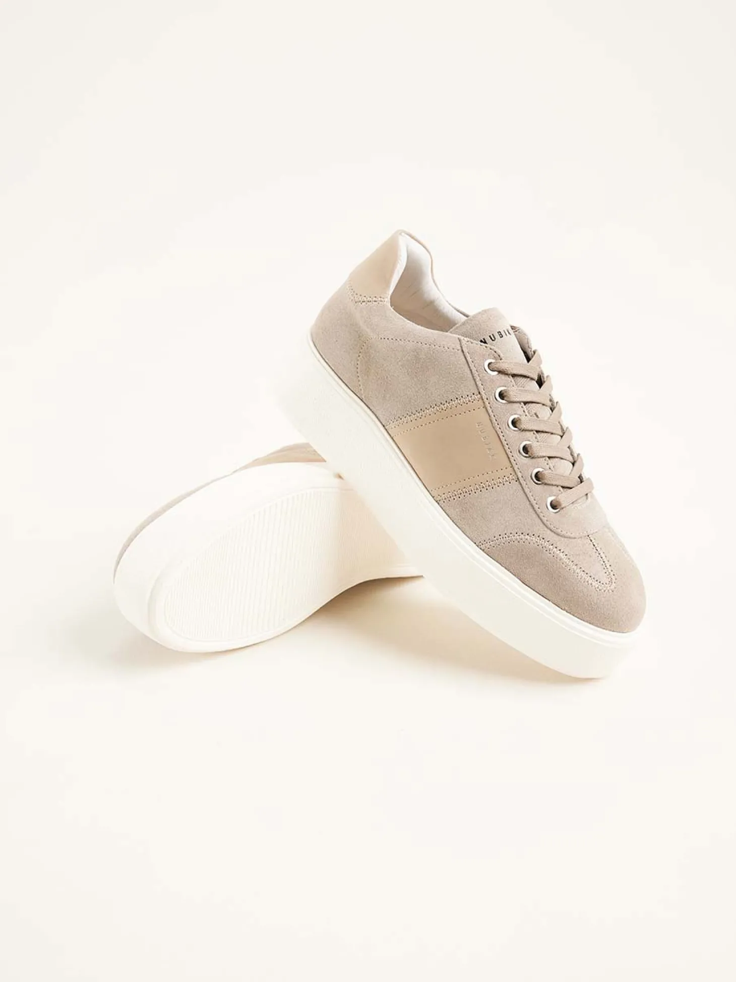 Elise Wing Beige Sneakers Voor Dames