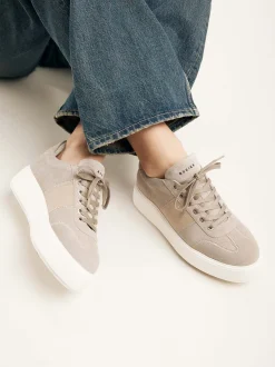 Elise Wing Beige Sneakers Voor Dames