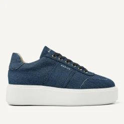 Elise Wing Denim Sneakers Voor Dames