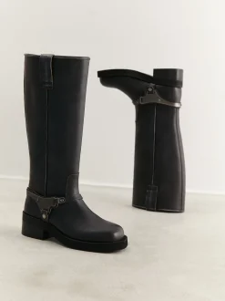 Eve Lynn Zwarte Biker Boots Voor Dames