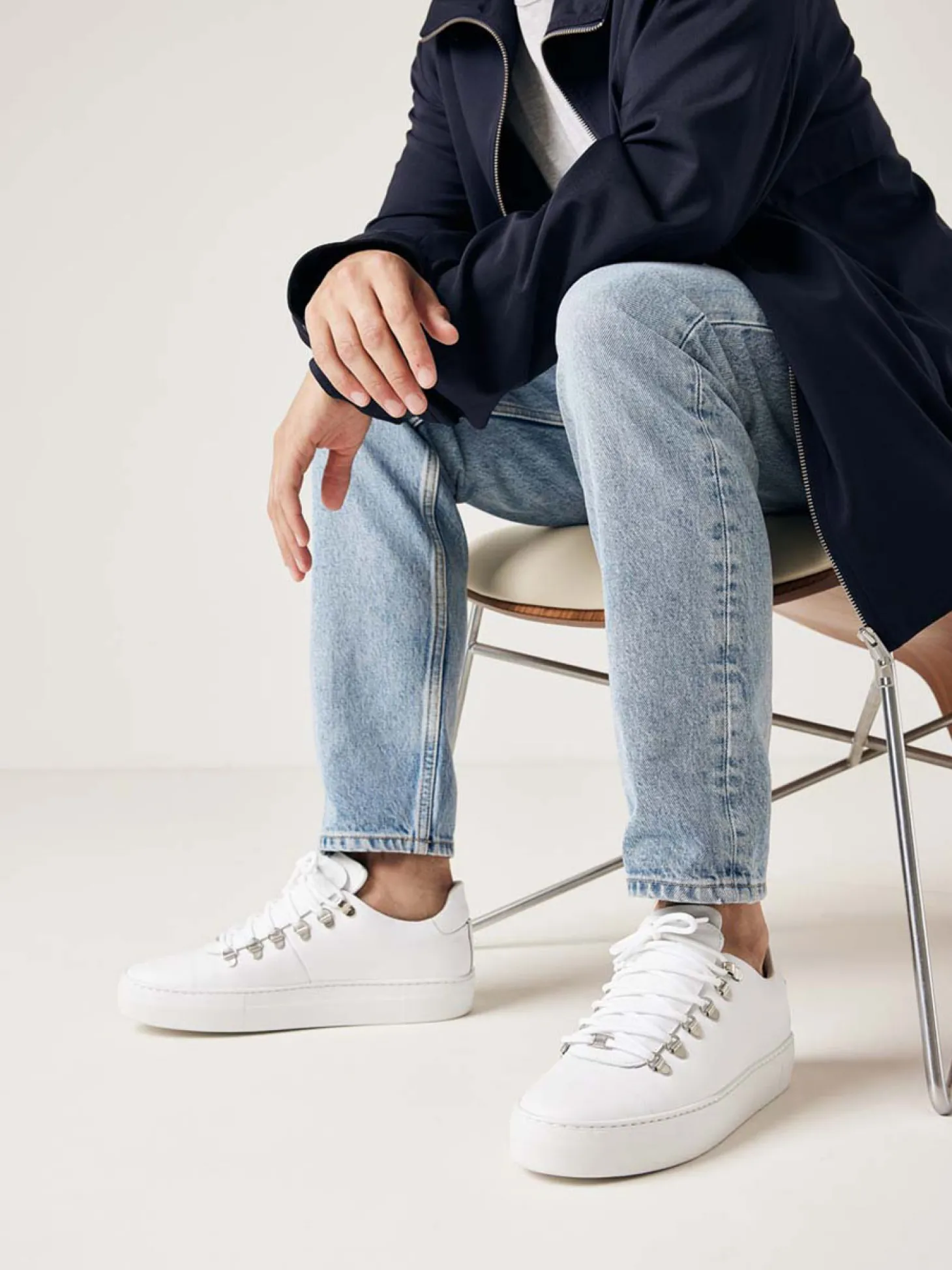 Jagger Classic Witte Sneakers Voor Heren