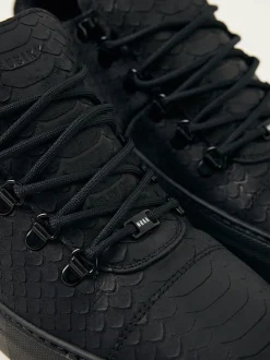 Jagger Python Zwarte Sneakers Voor Heren