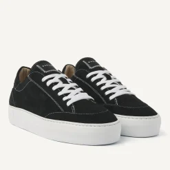 Jagger Tora Zwarte Suede Sneakers Voor Heren