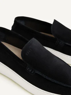 Jiro Mio Blauwe Loafers Voor Heren