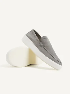 Jiro Mio Lichtgrijze Loafers Voor Heren