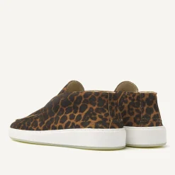 Jiro Sua Leopard Suede Loafers For Women