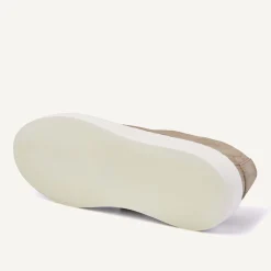 Jiro Suo Taupe Mid Loafers Voor Heren