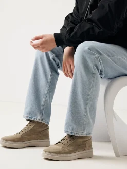 Jonah Dune Taupe Boots Voor Heren