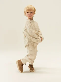 Jonah Dune JR Taupe Boots Voor Kids