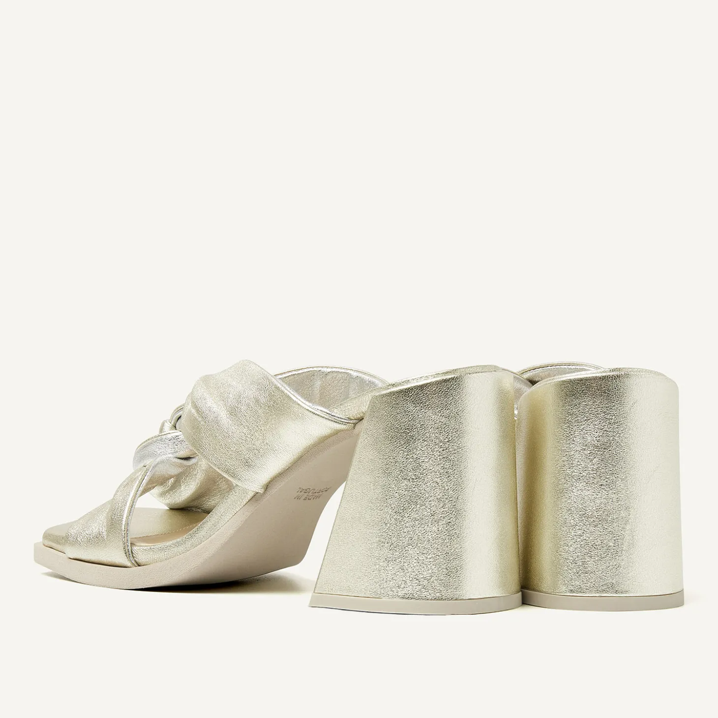 Lana Twist Gouden Sandalen Voor Dames