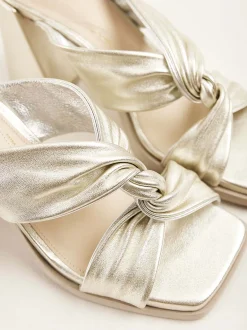 Lana Twist Gouden Sandalen Voor Dames