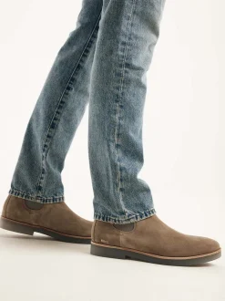 Logan Chelsea Taupe Boots Voor Heren