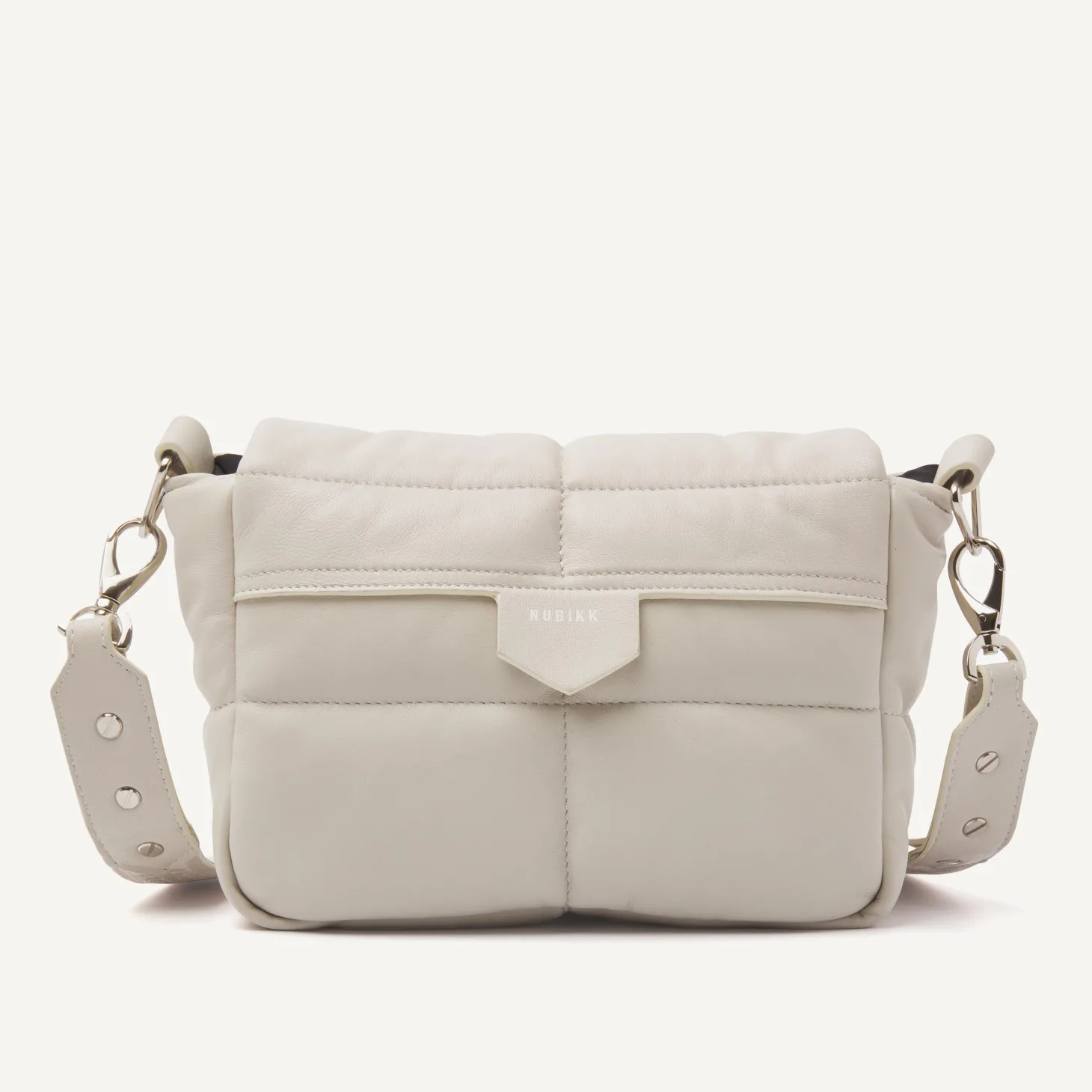 May Beige Leren Tas