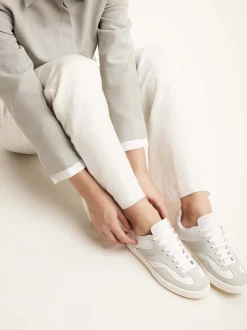Ray Owen Wit Grijze Sneakers Voor Dames