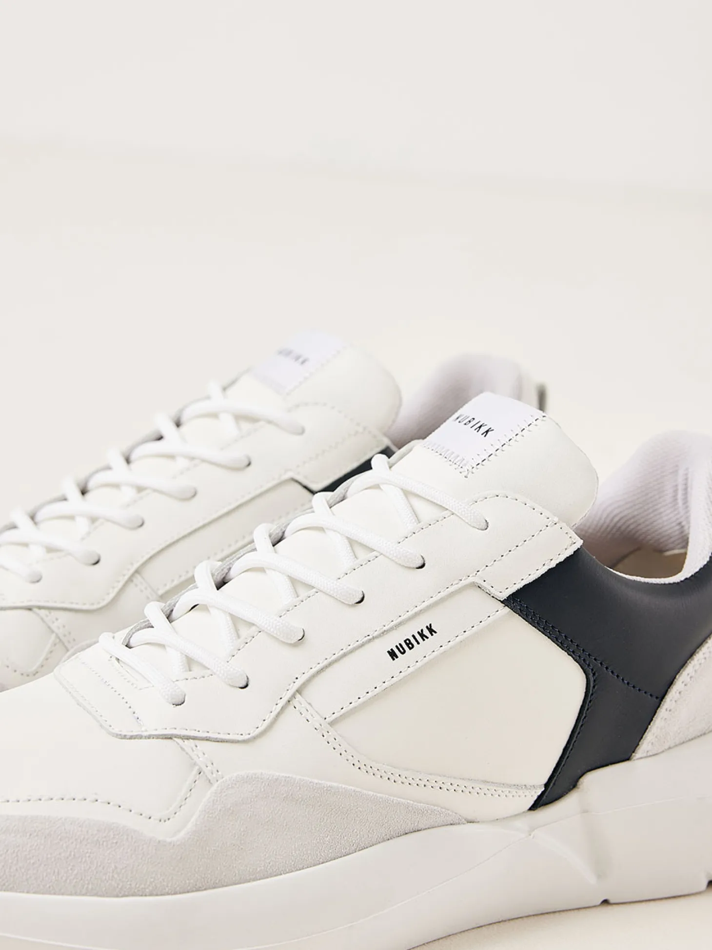 Roque Road Wave Navy Witte Sneakers Voor Heren