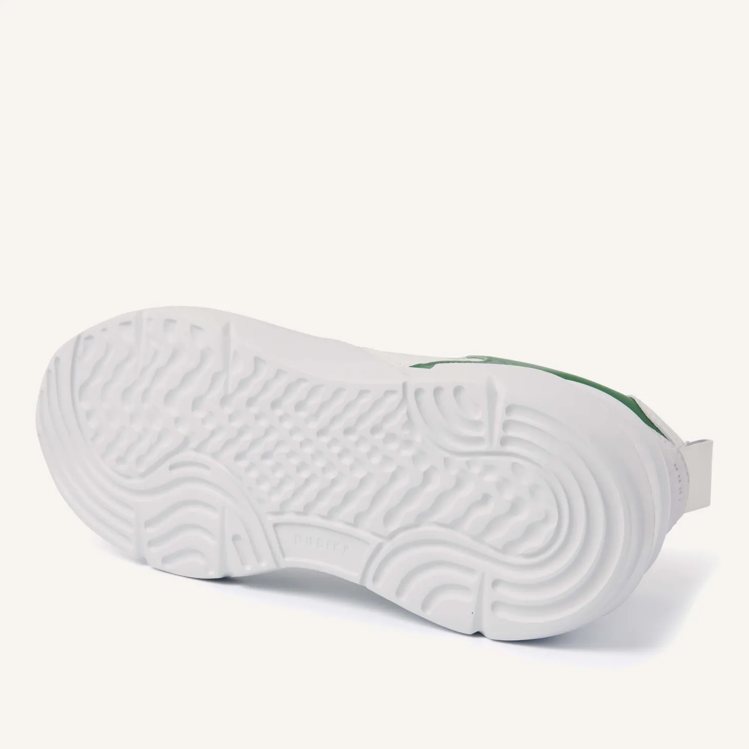 Roque Road Wave Wit Groene Sneakers Voor Heren