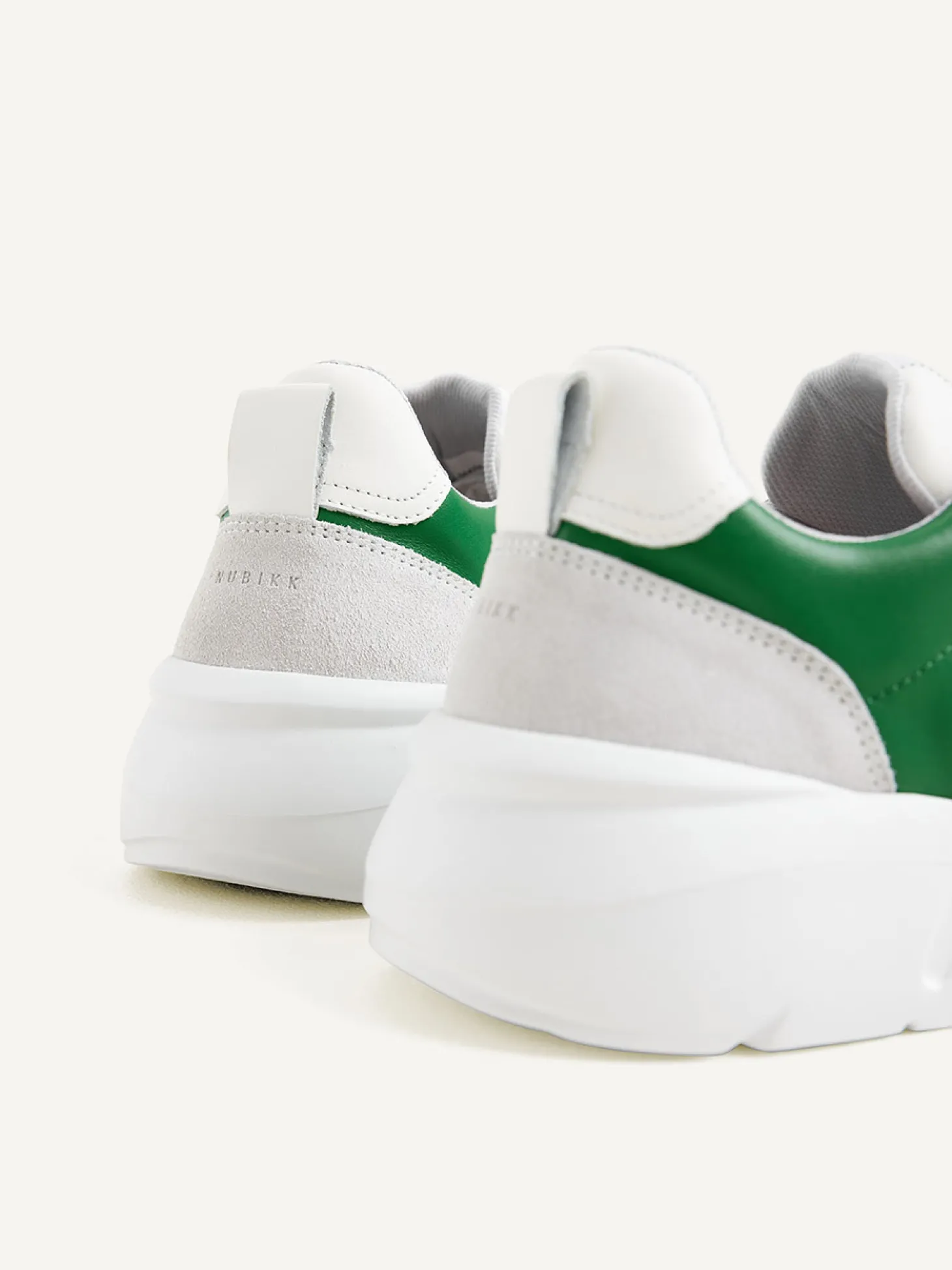 Roque Road Wave Wit Groene Sneakers Voor Heren