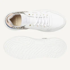 Roque Road Wave Witte Glitter Sneakers Voor Dames