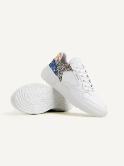 Roque Road Wave Witte Glitter Sneakers Voor Dames