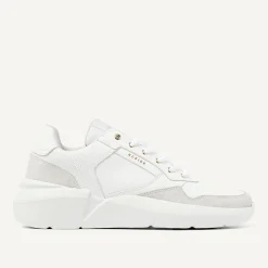 Roque Road Wave Witte Snakeprint Sneakers Voor Dames