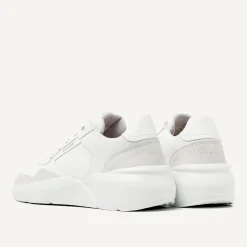 Roque Road Wave Witte Snakeprint Sneakers Voor Dames