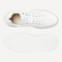 Roque Road Wave Witte Snakeprint Sneakers Voor Dames