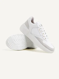 Roque Road Wave Witte Snakeprint Sneakers Voor Dames