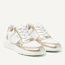 Roque Road Wave JR Wit Gouden Sneakers Voor Kids