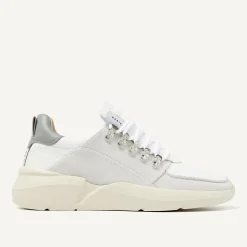 Roque Roman Witte Combi Sneakers Voor Heren