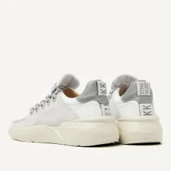 Roque Roman Witte Combi Sneakers Voor Heren