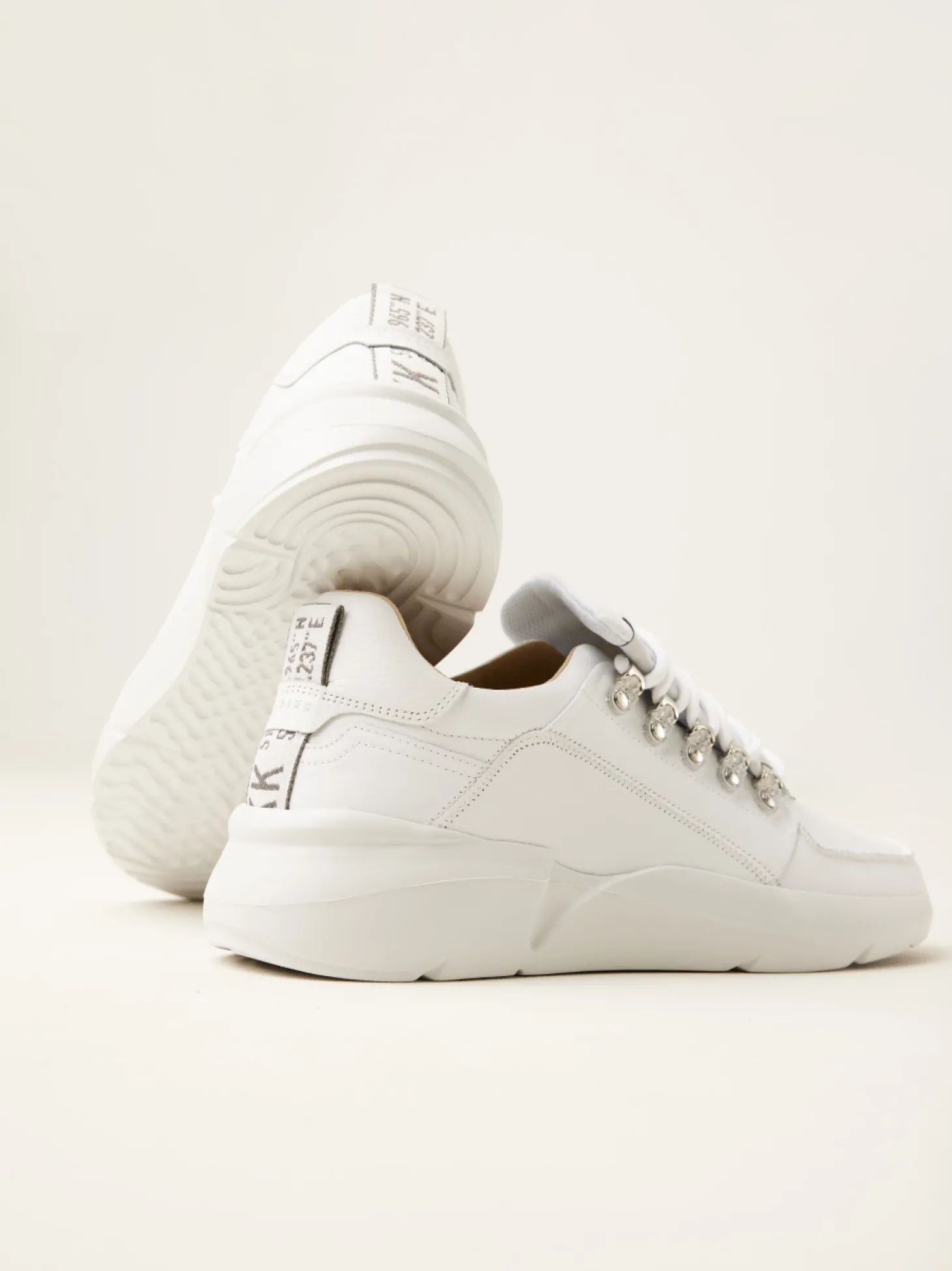 Roque Roman Witte Sneakers Voor Heren