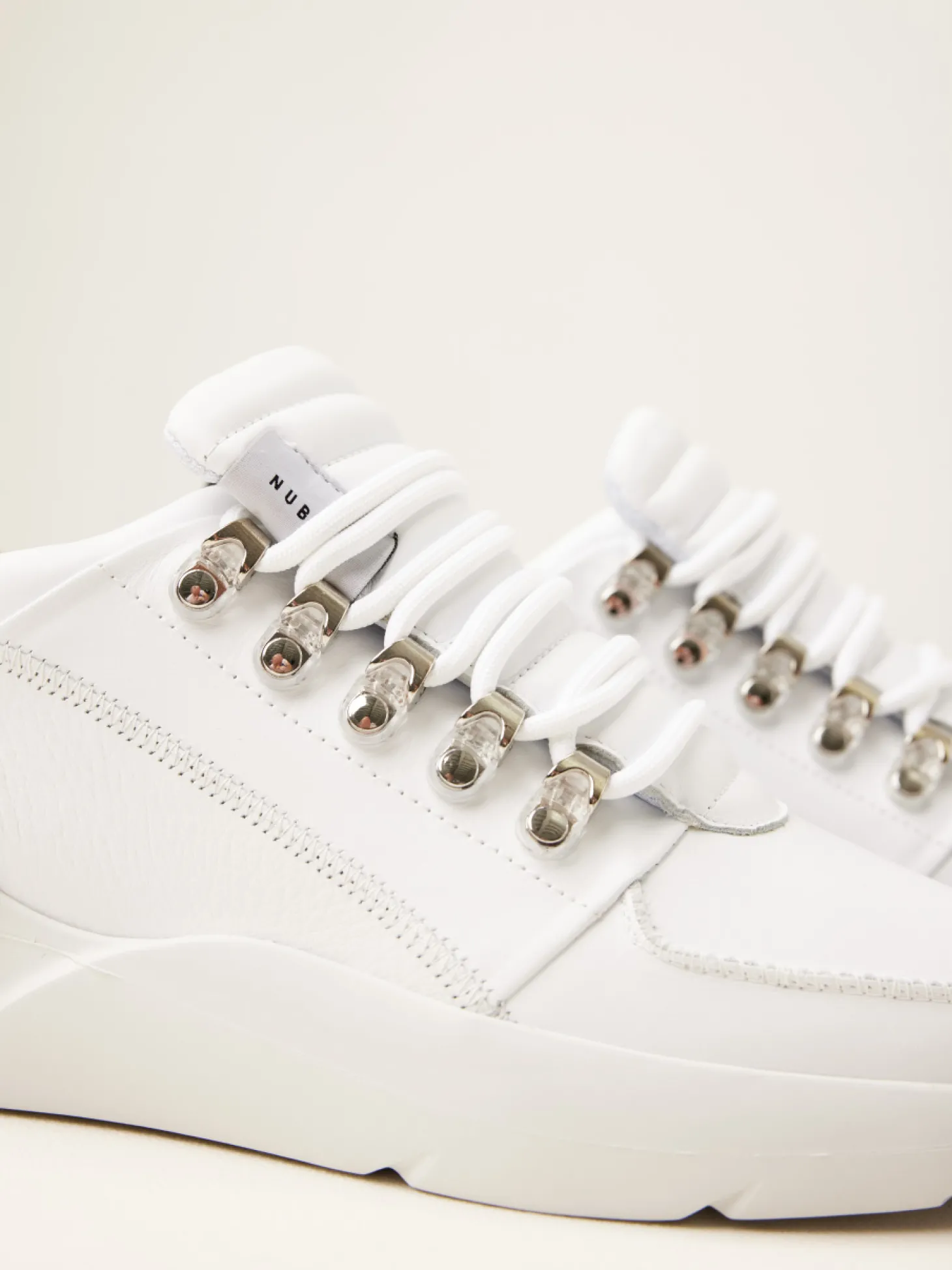 Roque Roman Witte Sneakers Voor Heren