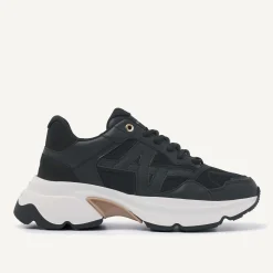 Ross Trek Edge Zwarte Sneakers Voor Dames