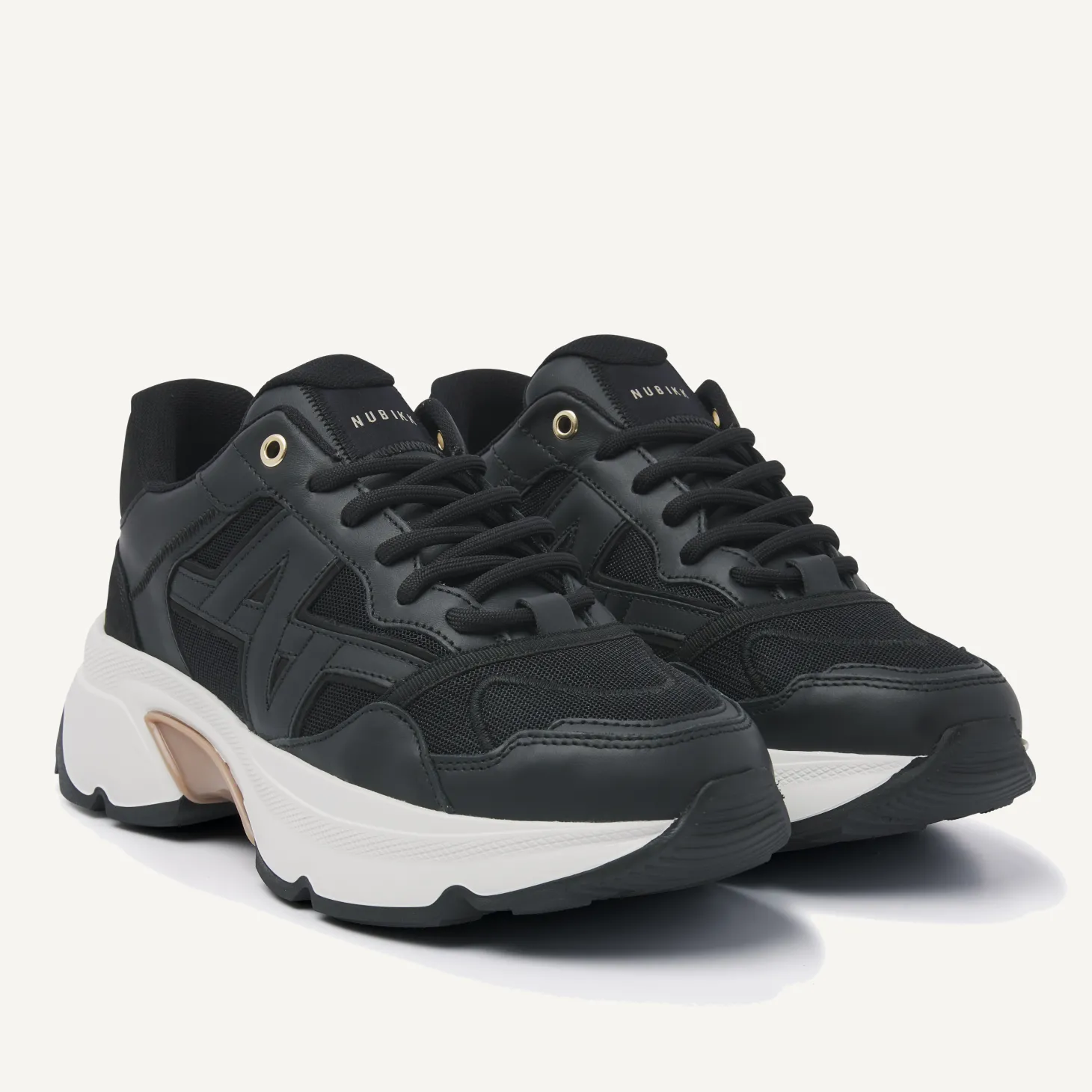 Ross Trek Edge Zwarte Sneakers Voor Dames