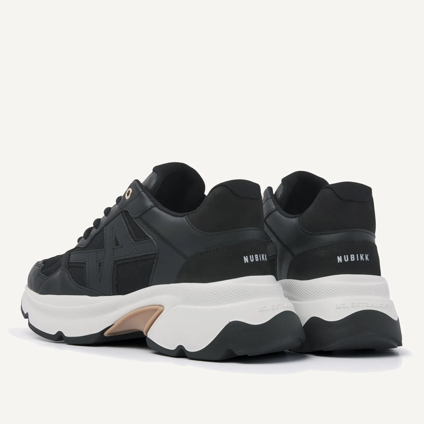 Ross Trek Edge Zwarte Sneakers Voor Dames