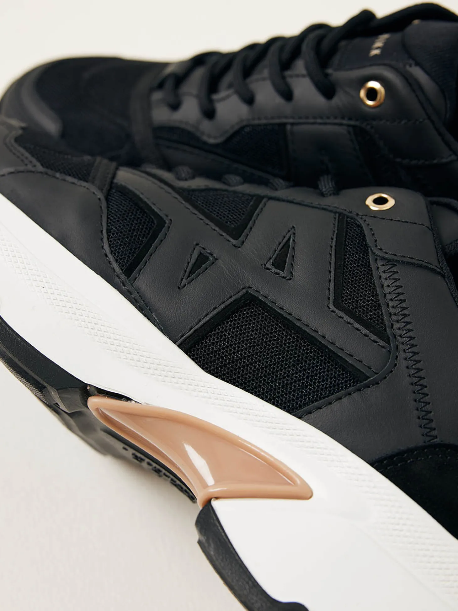 Ross Trek Edge Zwarte Sneakers Voor Dames