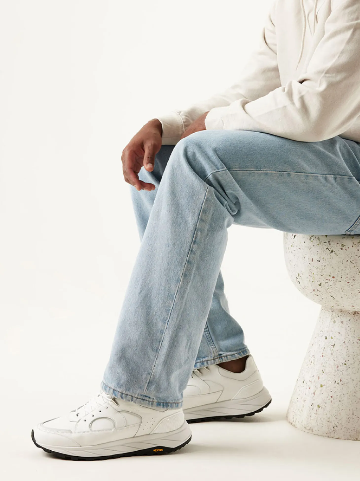 Terra Trek Witte Sneakers Voor Heren