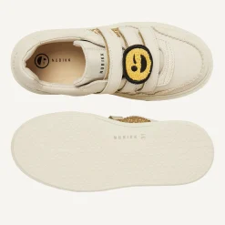 Vince Straps K Beige Glitter Sneakers Voor Kids