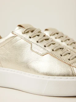 Vince Tora Gouden Sneakers Voor Dames