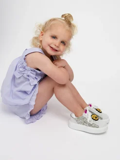 Vince Tora K Grijze Glitter Sneakers Voor Kids